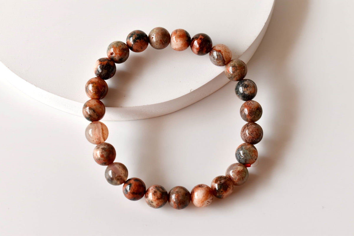 Fire Agate Bracelet(Prosperity and Spiritual Growth)  DestGlow