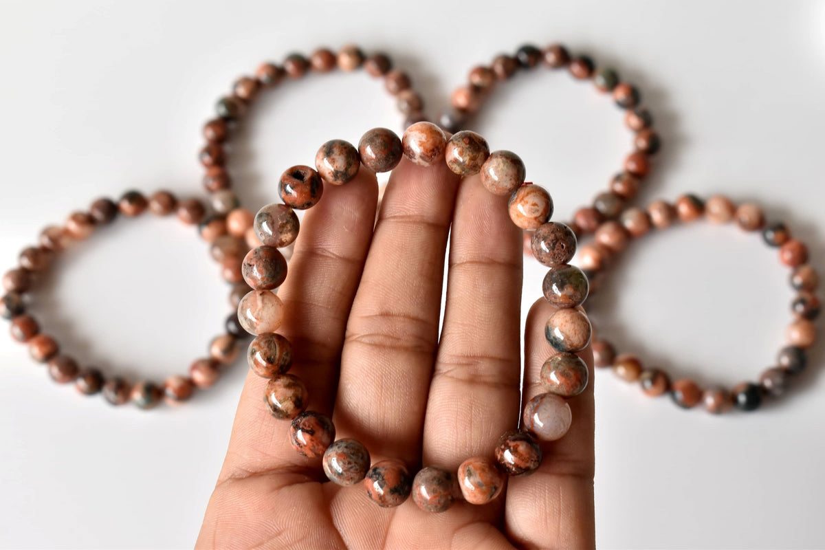 Fire Agate Bracelet(Prosperity and Spiritual Growth)  DestGlow
