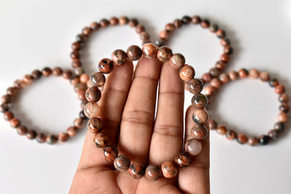 Fire Agate Bracelet(Prosperity and Spiritual Growth)  DestGlow