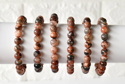 Fire Agate Bracelet(Prosperity and Spiritual Growth)  DestGlow