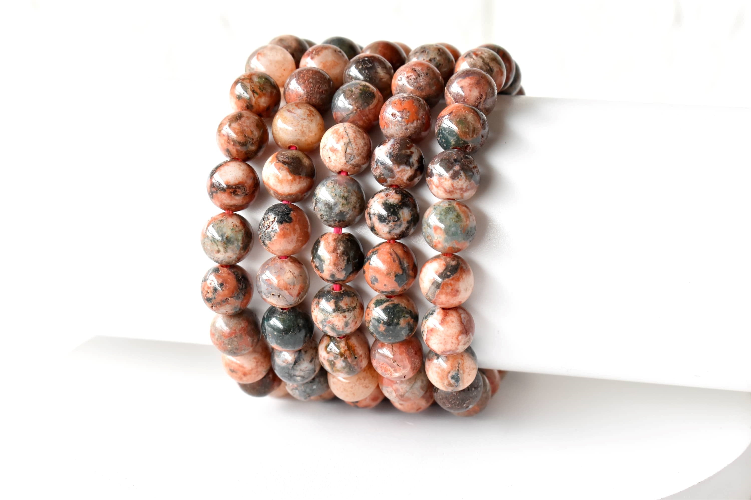 Fire Agate Bracelet(Prosperity and Spiritual Growth)  DestGlow
