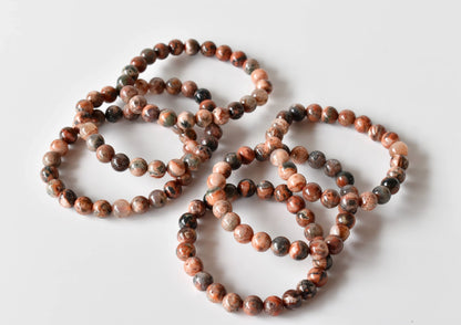 Fire Agate Bracelet(Prosperity and Spiritual Growth)  DestGlow