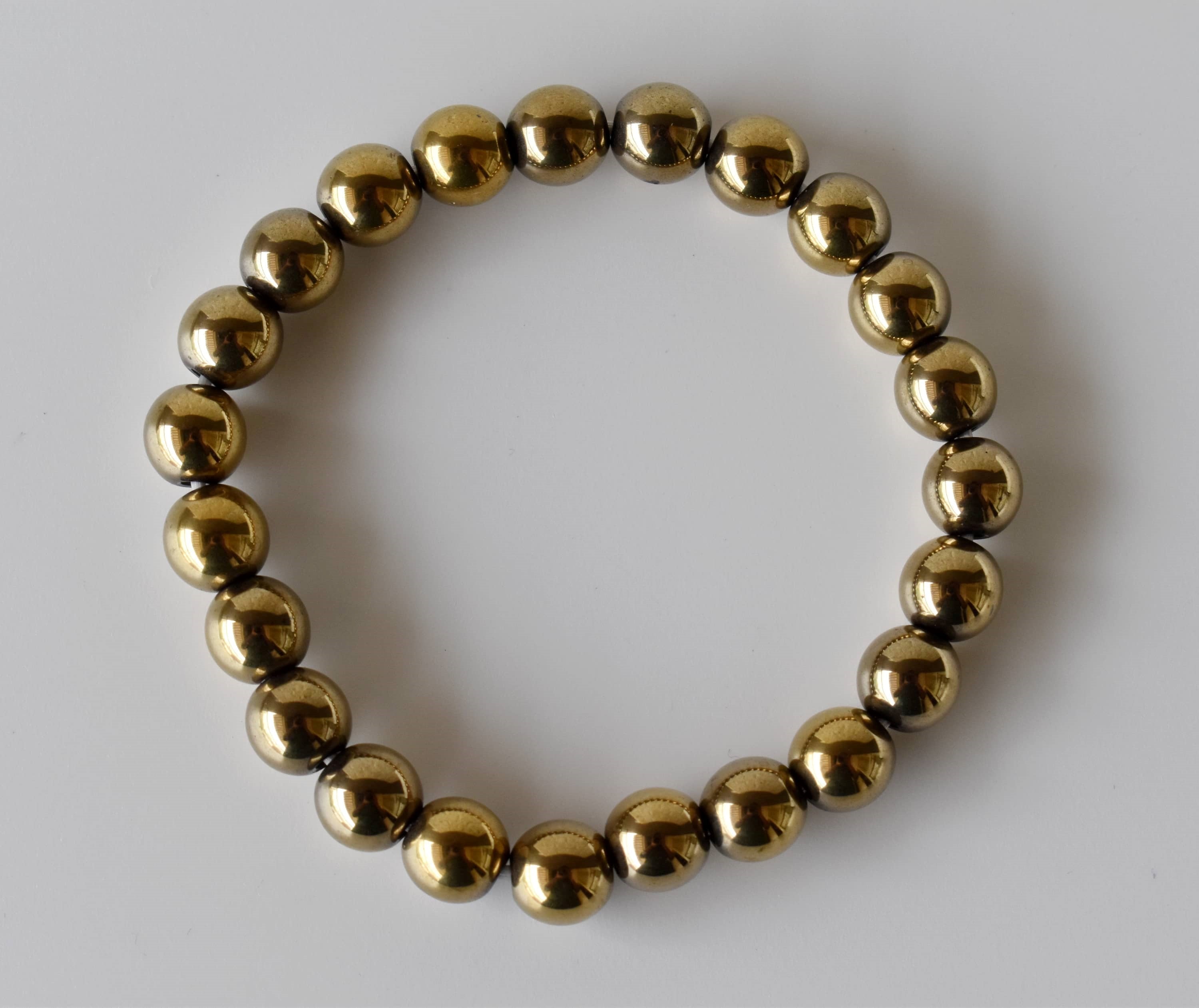 Golden Hematite Bracelet (Grounding and Courage)  DestGlow