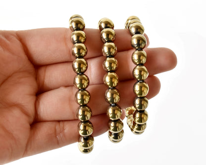 Golden Hematite Bracelet (Grounding and Courage)  DestGlow