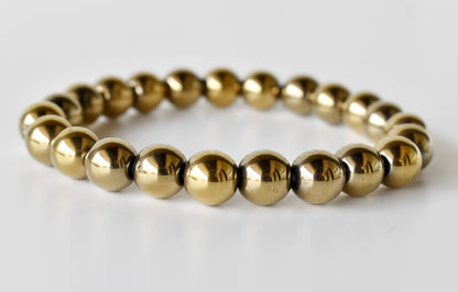 Golden Hematite Bracelet (Grounding and Courage)  DestGlow