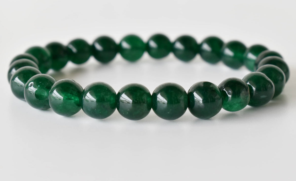 Green Jade Bracelet (Wisdom, Balance)  DestGlow