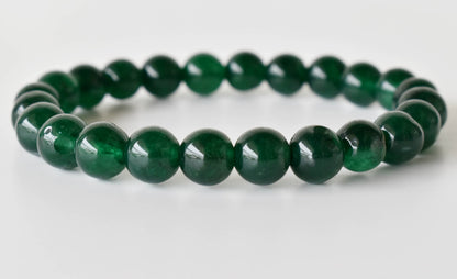 Green Jade Bracelet (Wisdom, Balance)  DestGlow