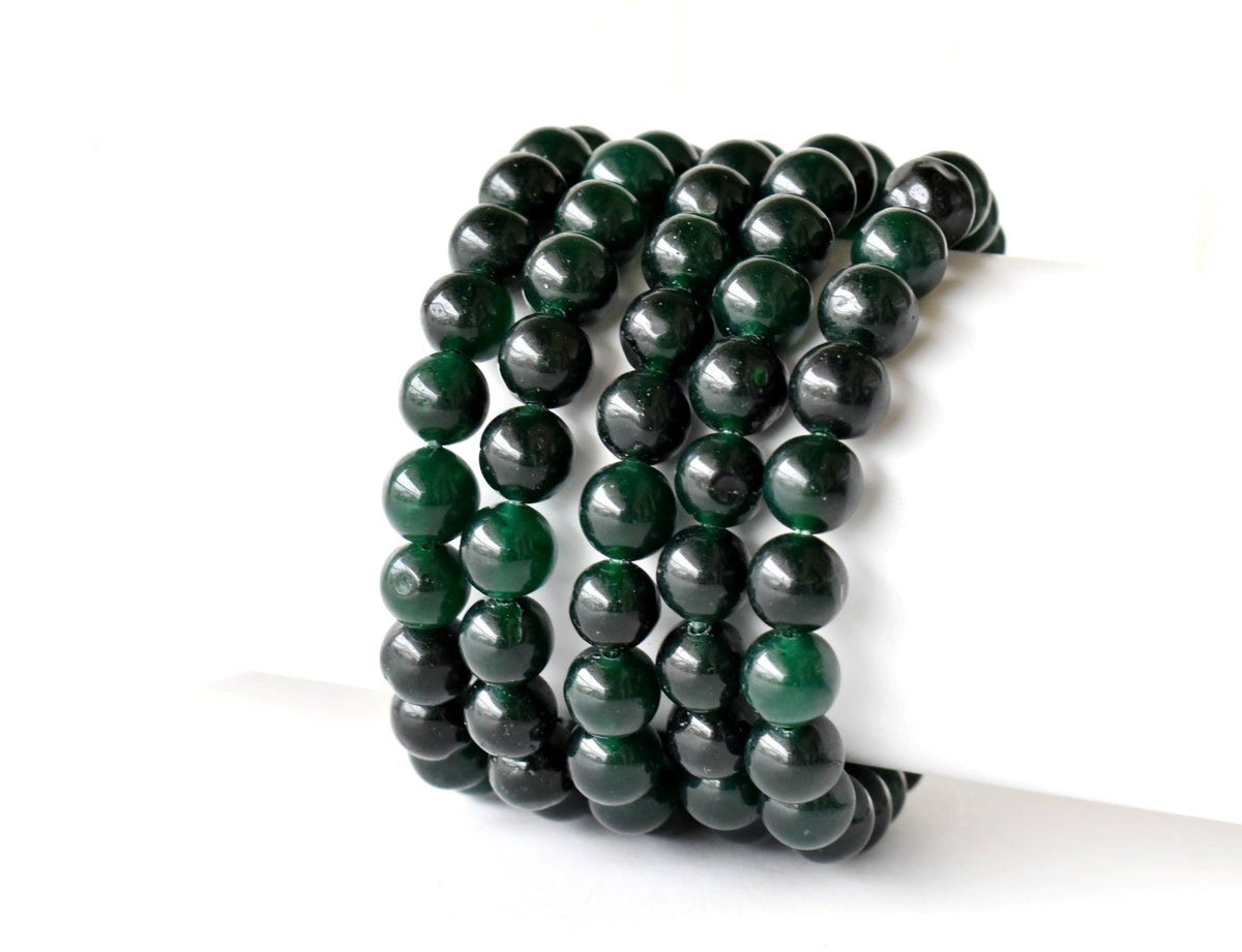 Green Jade Bracelet (Wisdom, Balance)  DestGlow