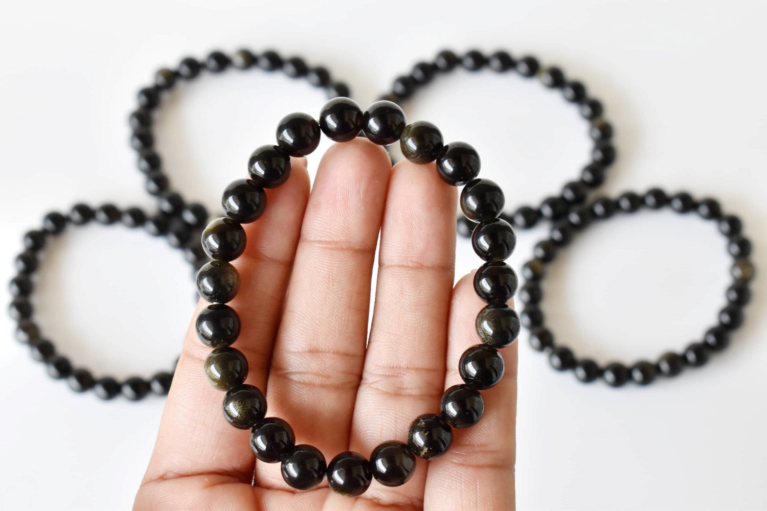Golden Obsidian Bracelet (Trauma and Releases Imbalances, Negative Energies)  DestGlow