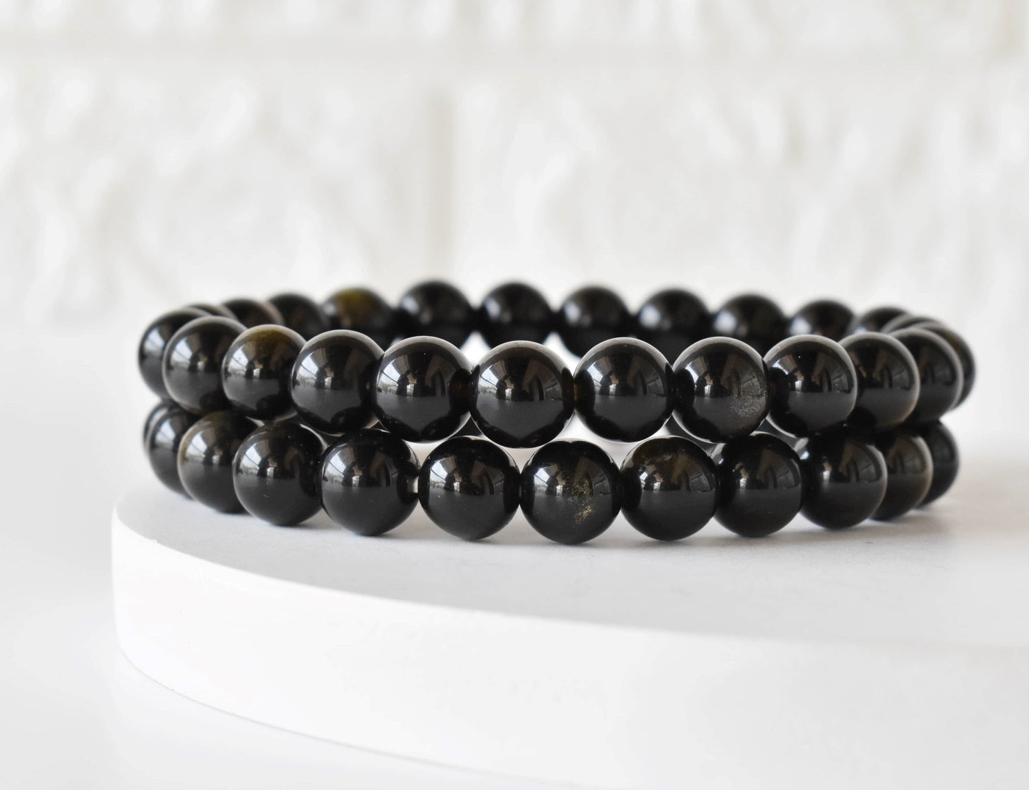 Golden Obsidian Bracelet (Trauma and Releases Imbalances, Negative Energies)  DestGlow