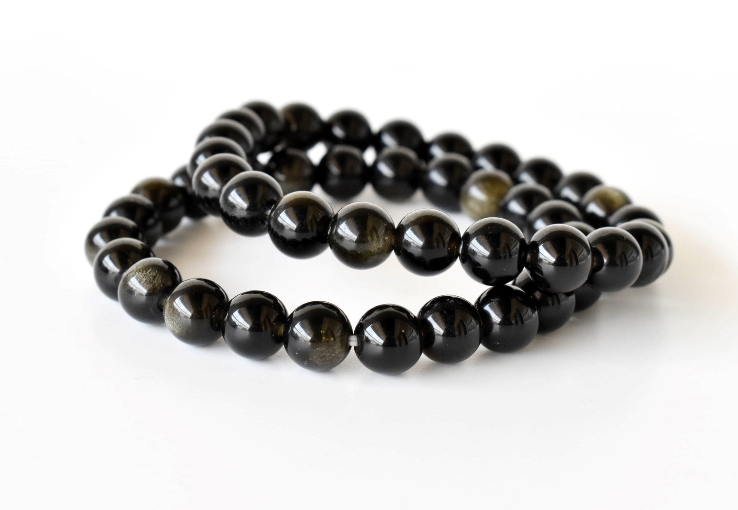 Golden Obsidian Bracelet (Trauma and Releases Imbalances, Negative Energies)  DestGlow