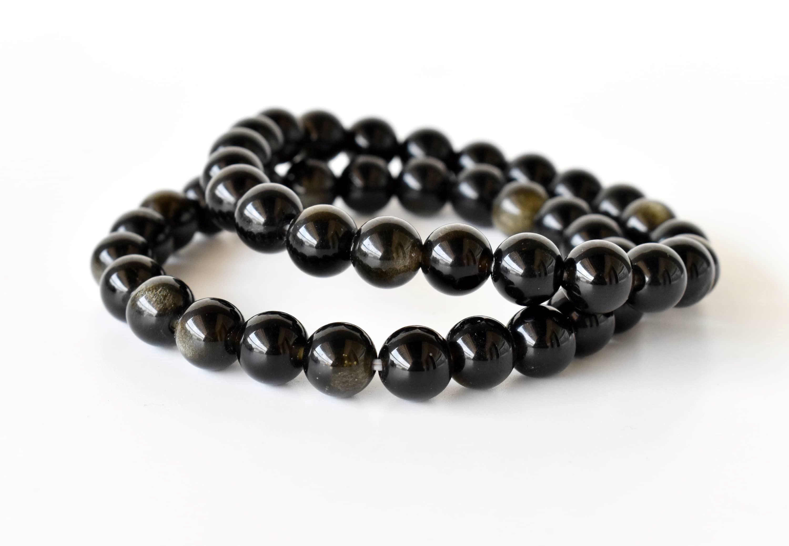 Golden Obsidian Bracelet (Trauma and Releases Imbalances, Negative Energies)  DestGlow
