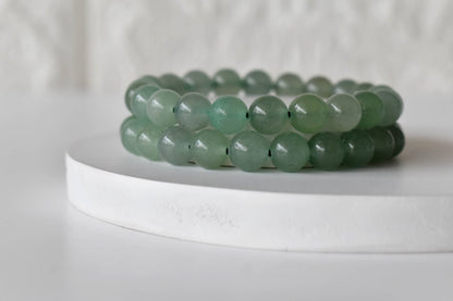 Green Aventurine Bracelet (Emotional Understanding and Attraction)  DestGlow