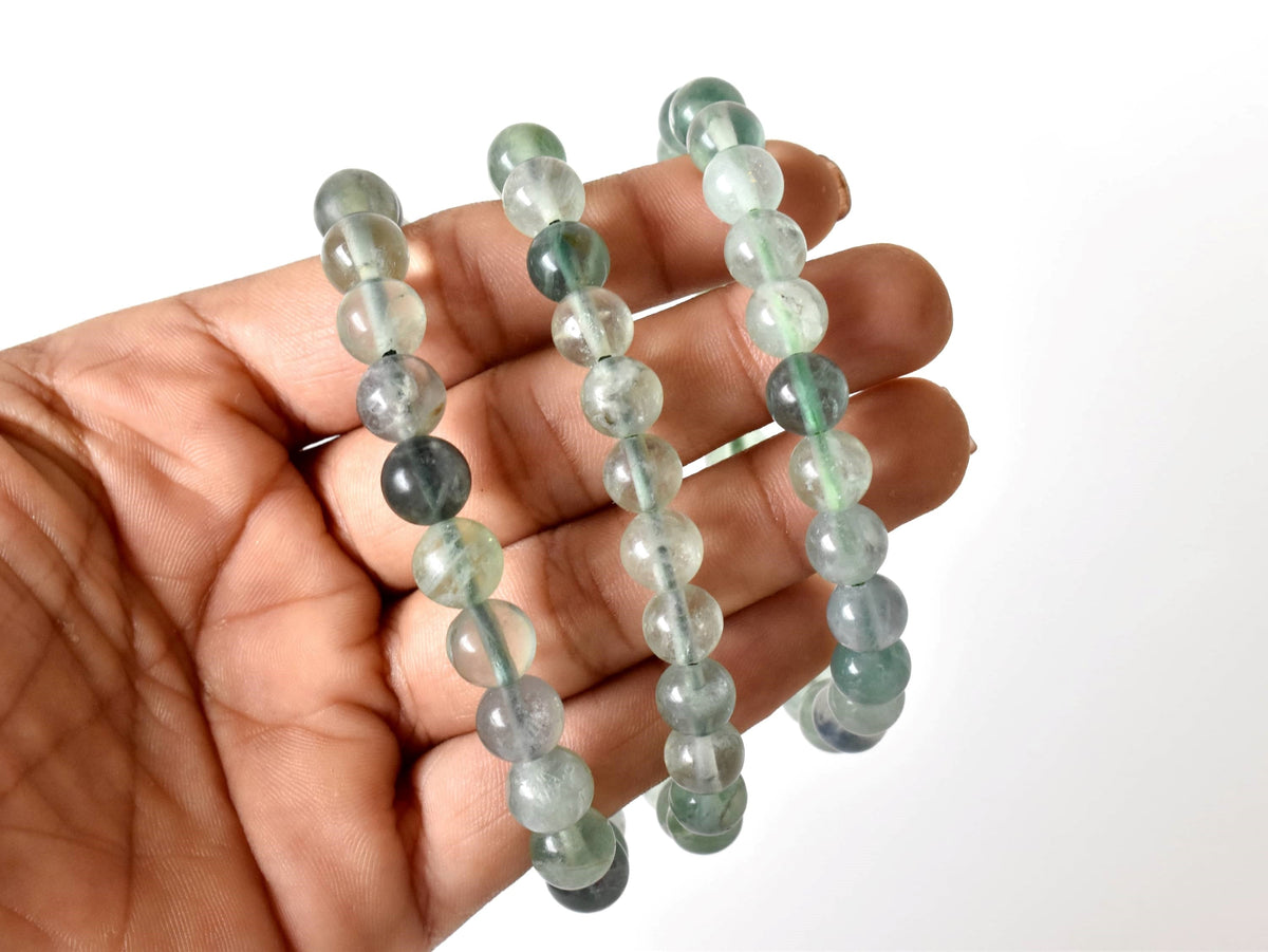 Green Fluorite Bracelet (Intuition and Psychic Awareness)  DestGlow