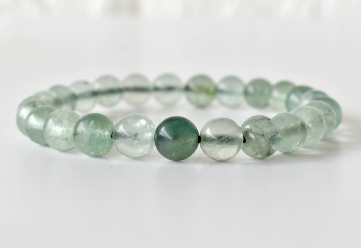 Green Fluorite Bracelet (Intuition and Psychic Awareness)  DestGlow