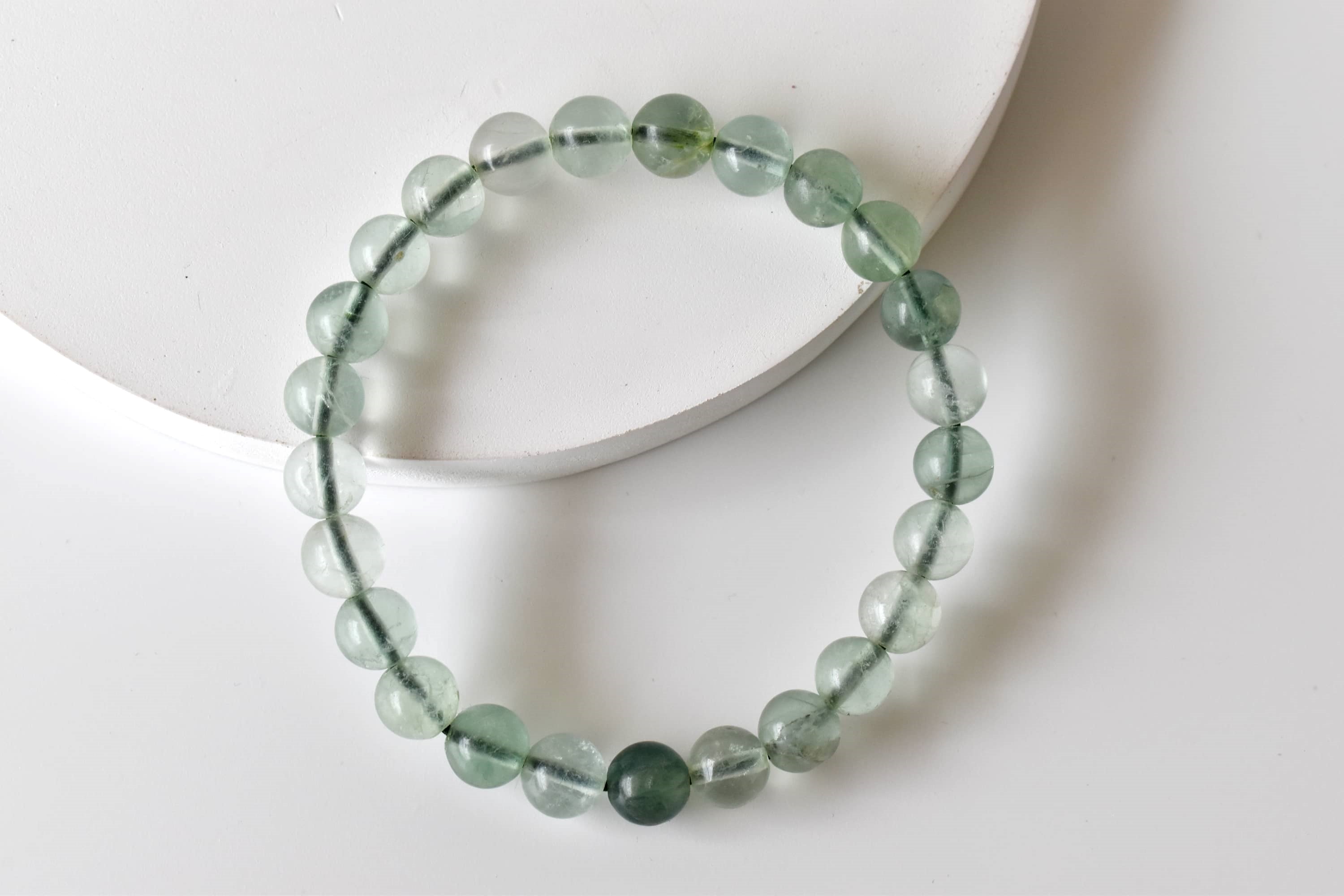 Green Fluorite Bracelet (Intuition and Psychic Awareness)  DestGlow