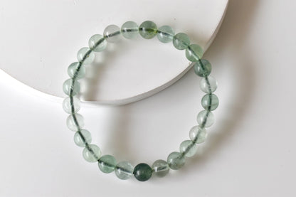 Green Fluorite Bracelet (Intuition and Psychic Awareness)  DestGlow