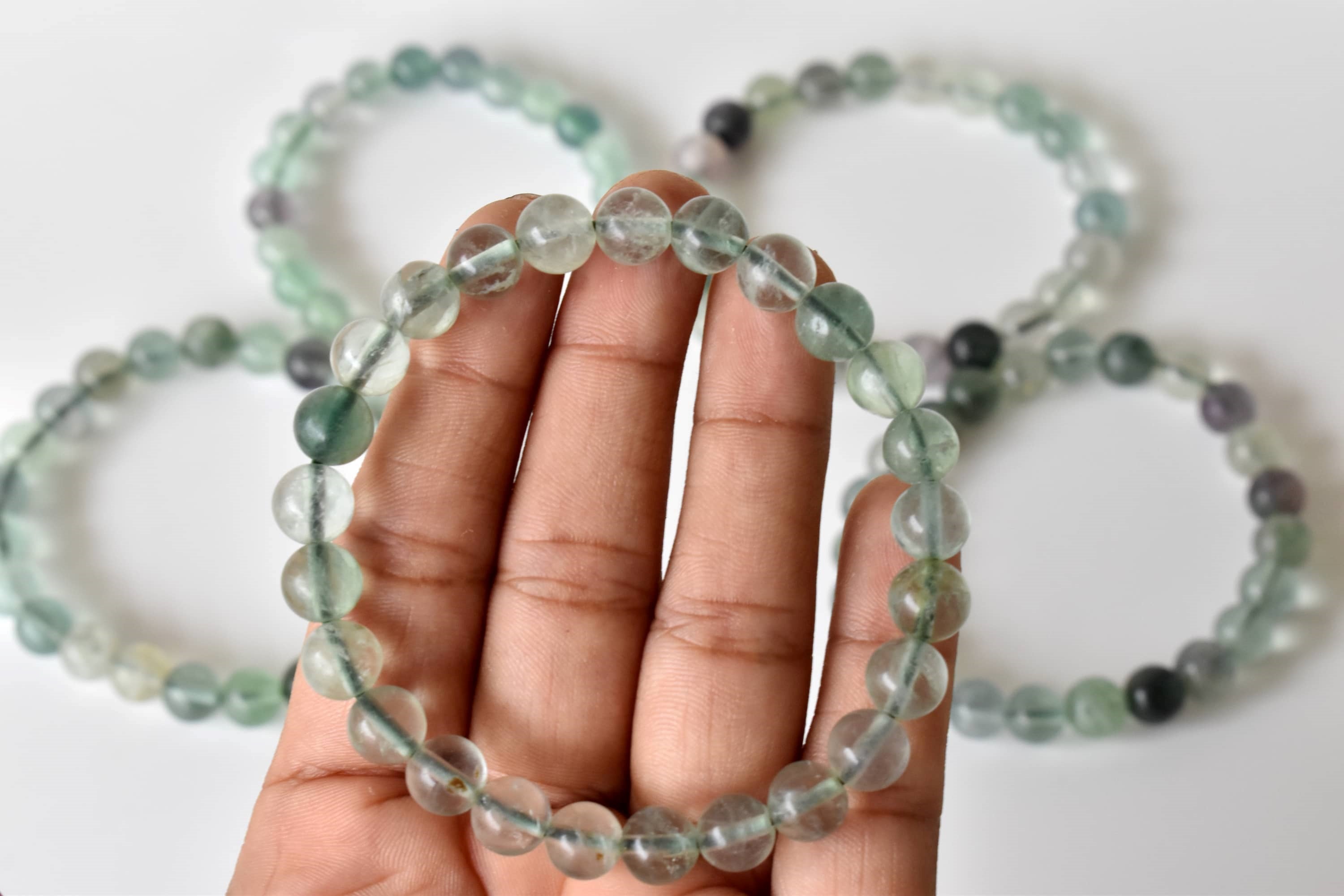 Green Fluorite Bracelet (Intuition and Psychic Awareness)  DestGlow