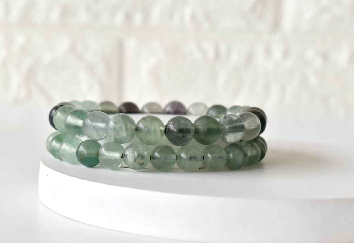 Green Fluorite Bracelet (Intuition and Psychic Awareness)  DestGlow