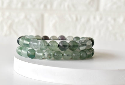 Green Fluorite Bracelet (Intuition and Psychic Awareness)  DestGlow