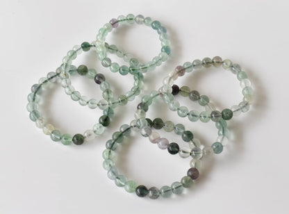 Green Fluorite Bracelet (Intuition and Psychic Awareness)  DestGlow