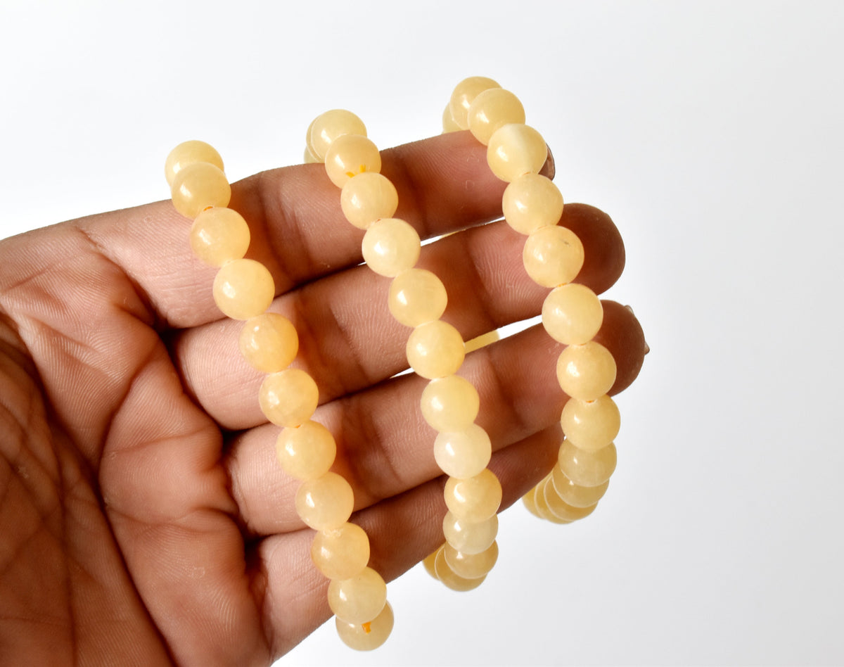 Honey Calcite Bracelet (Self-Discipline and Transformation)  DestGlow