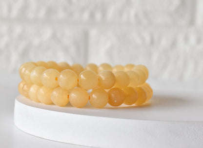 Honey Calcite Bracelet (Self-Discipline and Transformation)  DestGlow