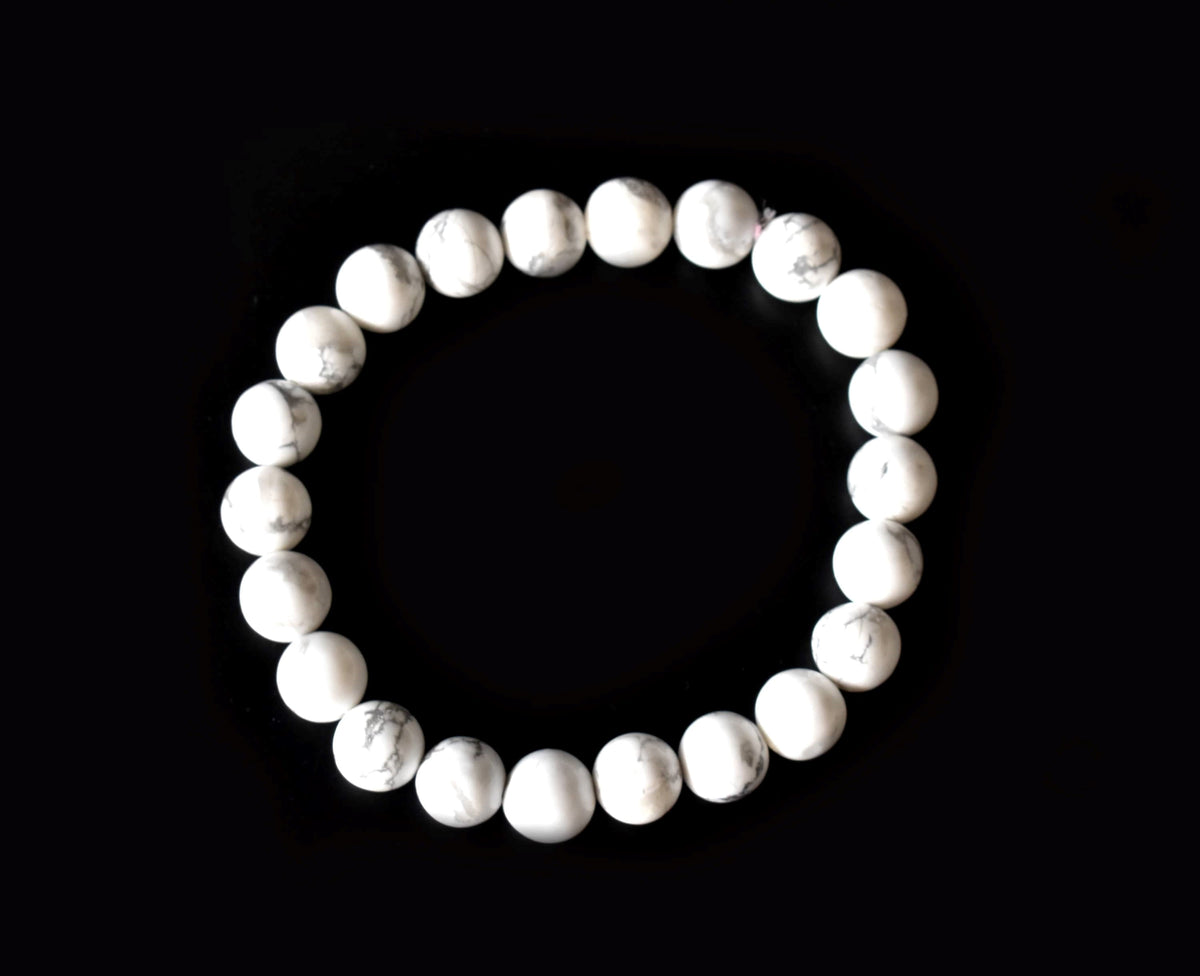 Howlite Bracelet (Insight and  Stress Relief).  DestGlow