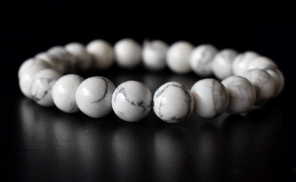 Howlite Bracelet (Insight and  Stress Relief).  DestGlow