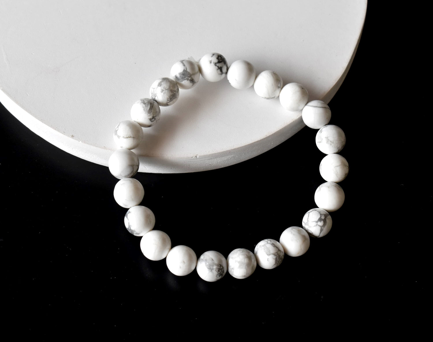 Howlite Bracelet (Insight and  Stress Relief).  DestGlow