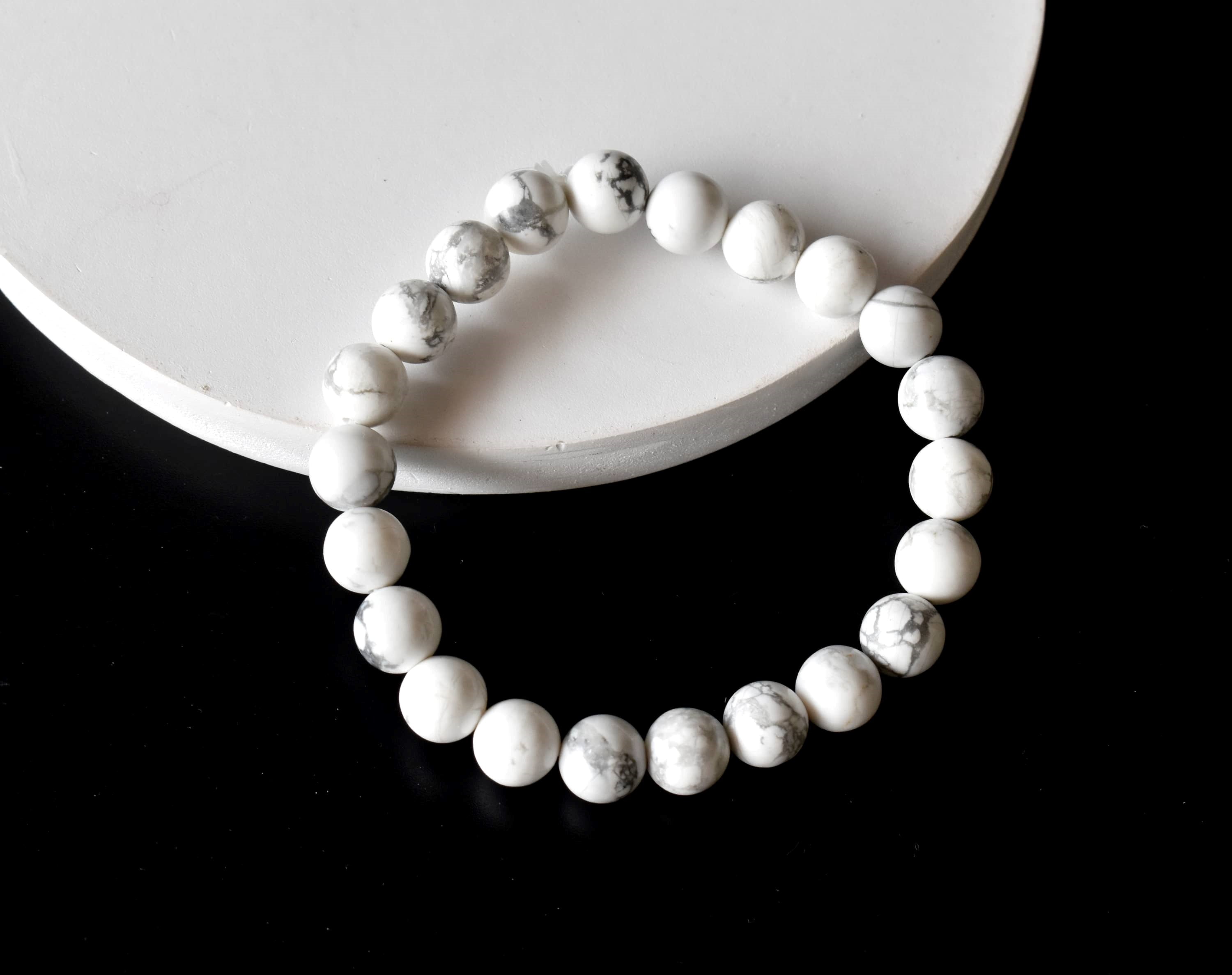 Howlite Bracelet (Insight and  Stress Relief).  DestGlow