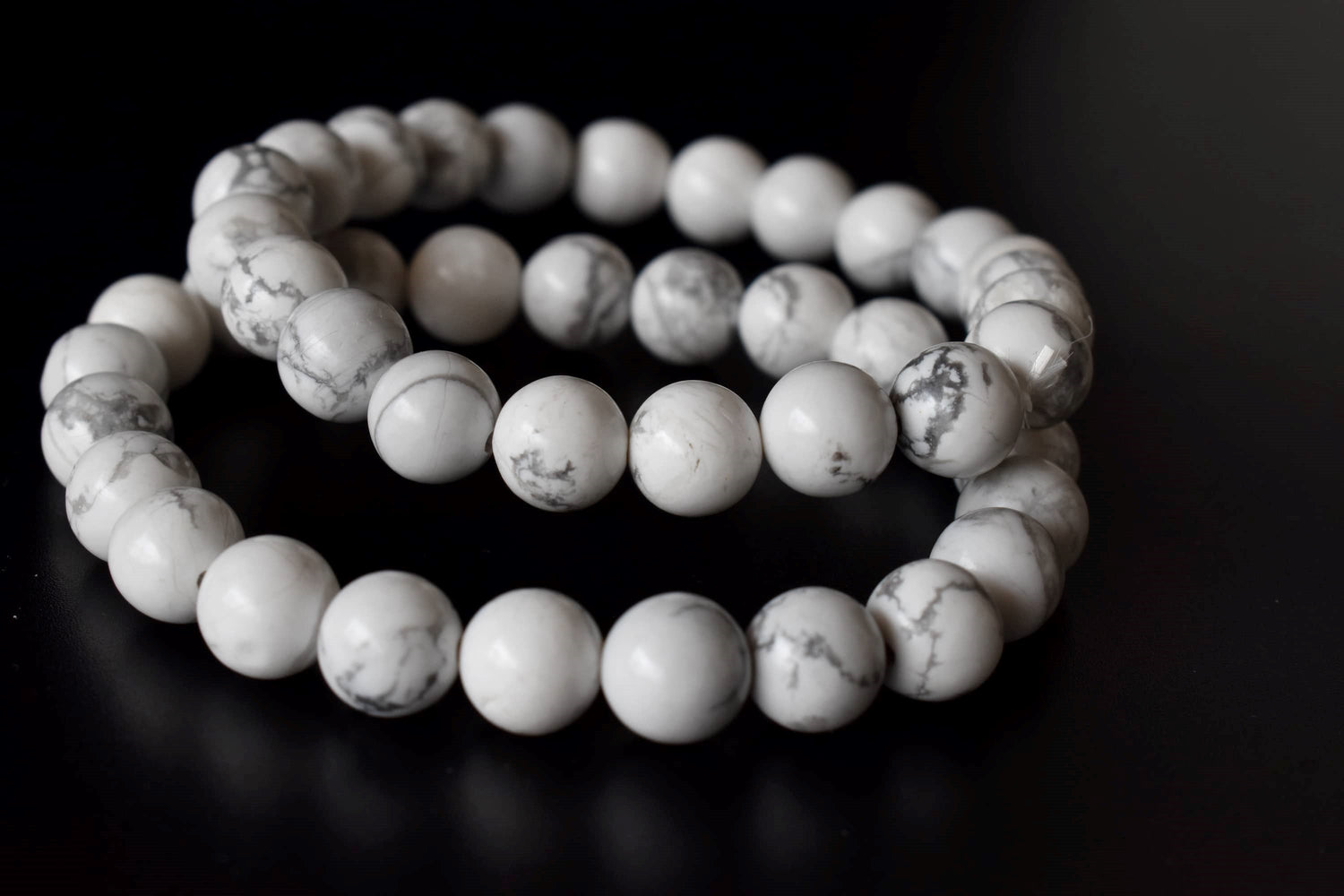 Howlite Bracelet (Insight and  Stress Relief).  DestGlow