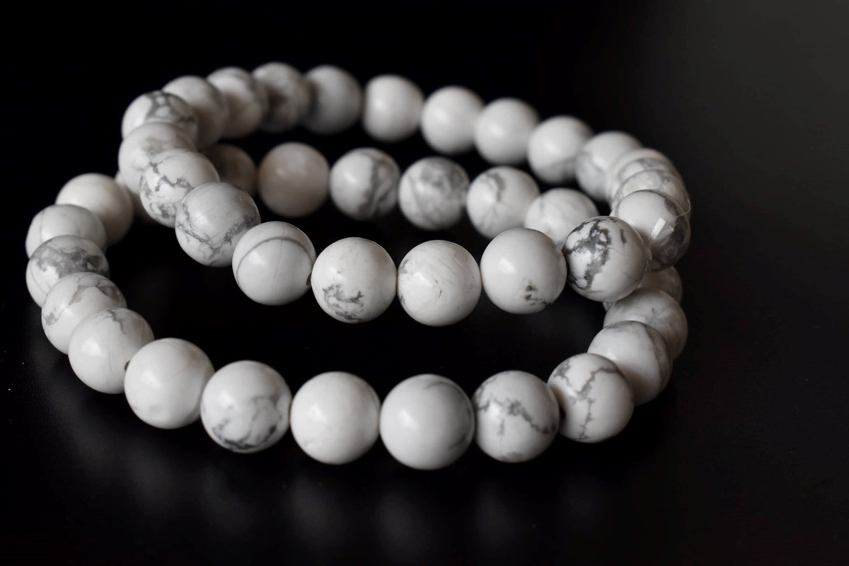 Howlite Bracelet (Insight and  Stress Relief).  DestGlow