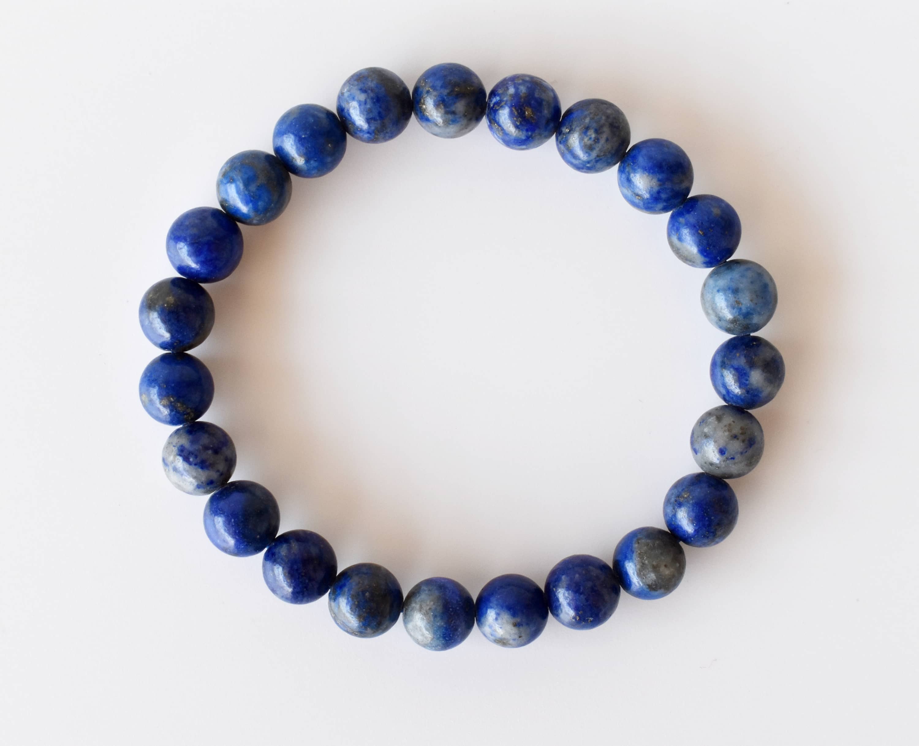 Lapis Lazuli Bracelet (Angelic Communication and Luck).  DestGlow