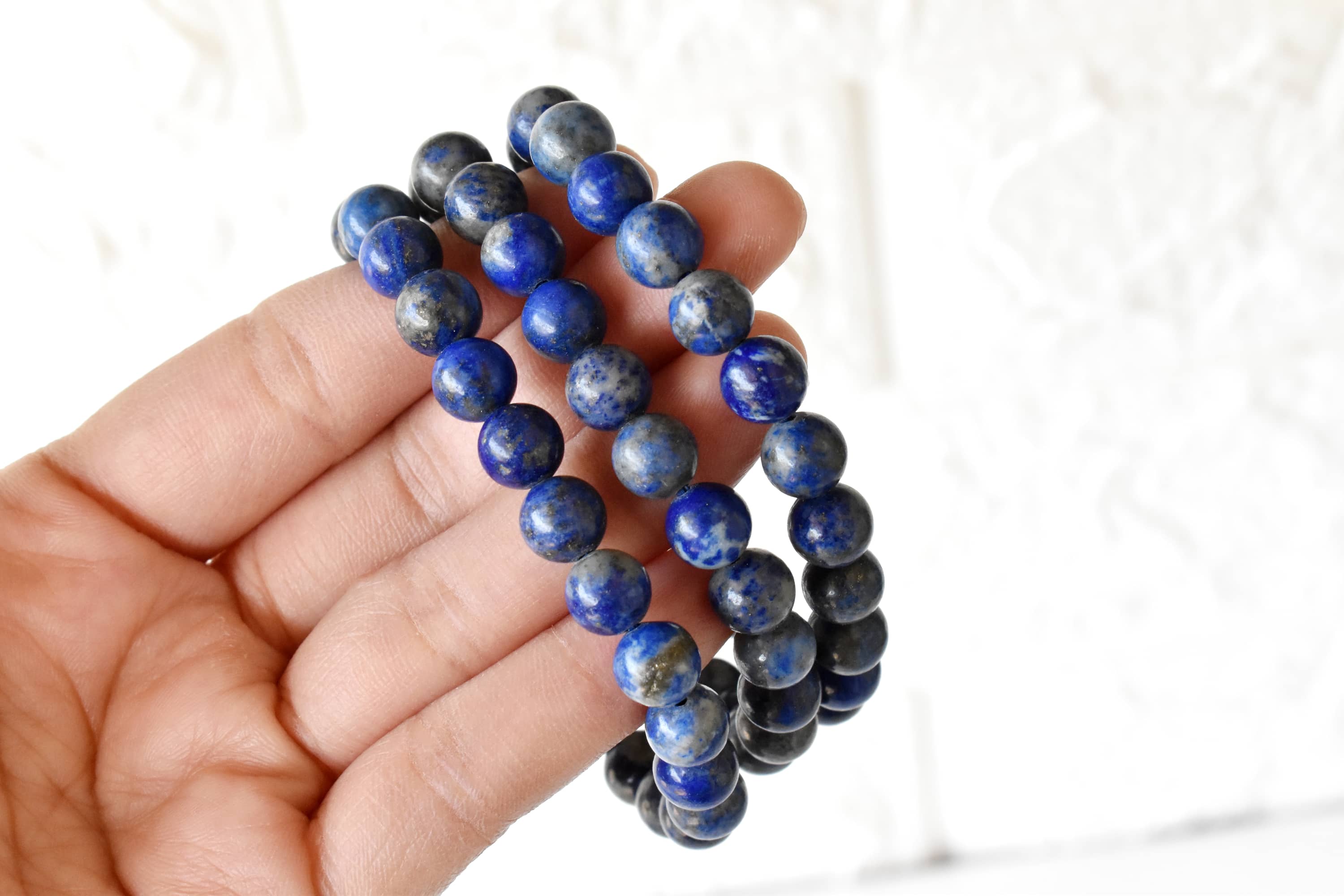 Lapis Lazuli Bracelet (Angelic Communication and Luck).  DestGlow