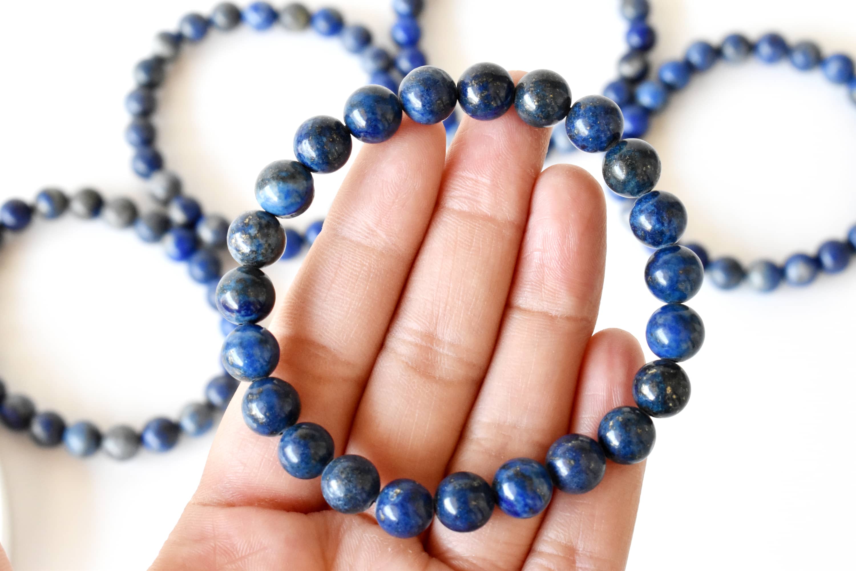 Lapis Lazuli Bracelet (Angelic Communication and Luck).  DestGlow