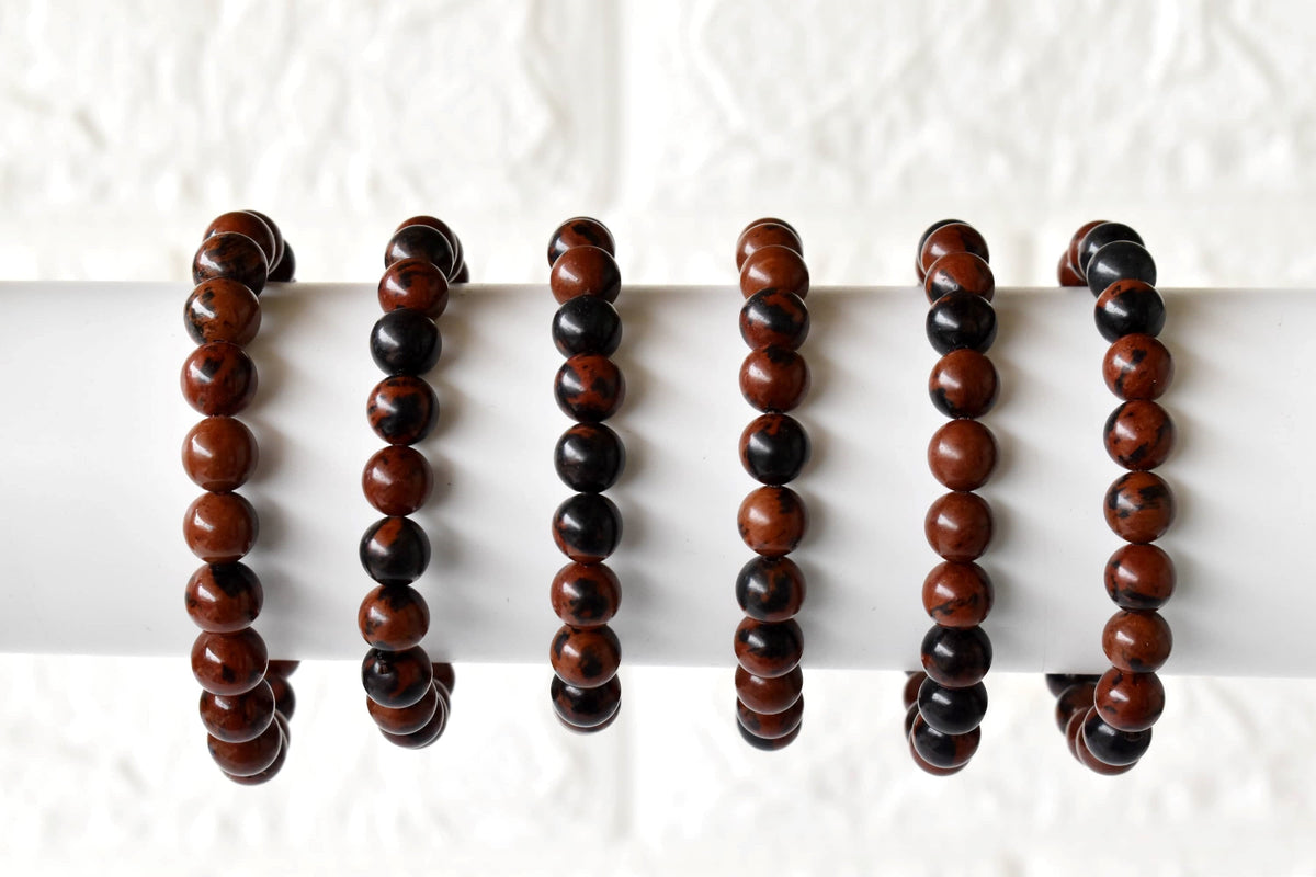 Mahogany Obsidian Bracelet (Creativity and Growth)  DestGlow