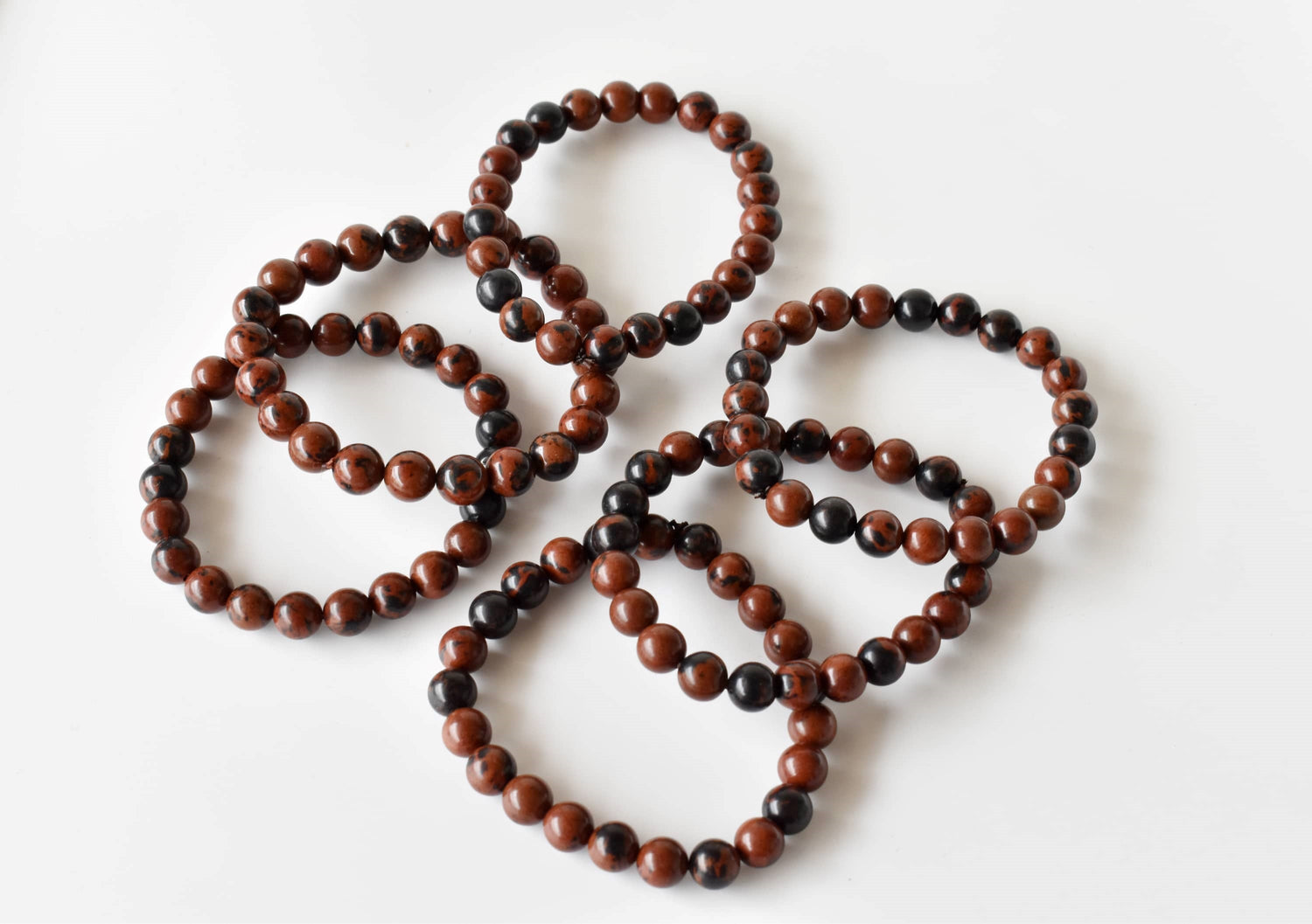 Mahogany Obsidian Bracelet (Creativity and Growth)  DestGlow
