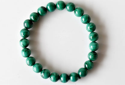 Malachite Bracelet (Travel and Confidence).  DestGlow