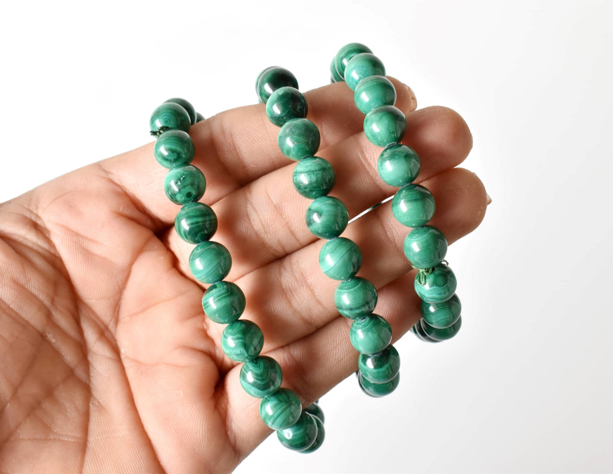 Malachite Bracelet (Travel and Confidence).  DestGlow