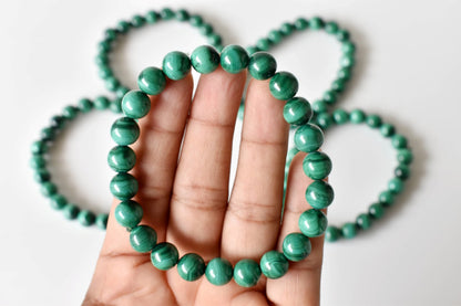 Malachite Bracelet (Travel and Confidence).  DestGlow
