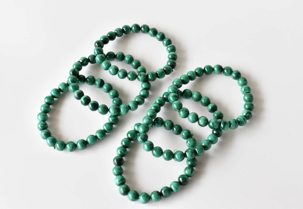 Malachite Bracelet (Travel and Confidence).  DestGlow