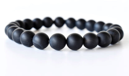Matt Black Onyx Bracelet (Focus and Growth)  DestGlow