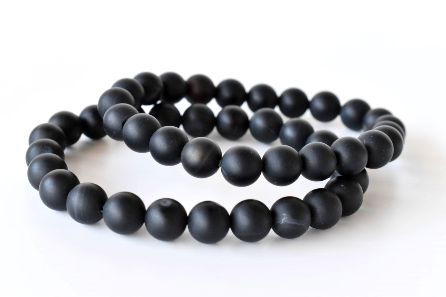 Matt Black Onyx Bracelet (Focus and Growth)  DestGlow