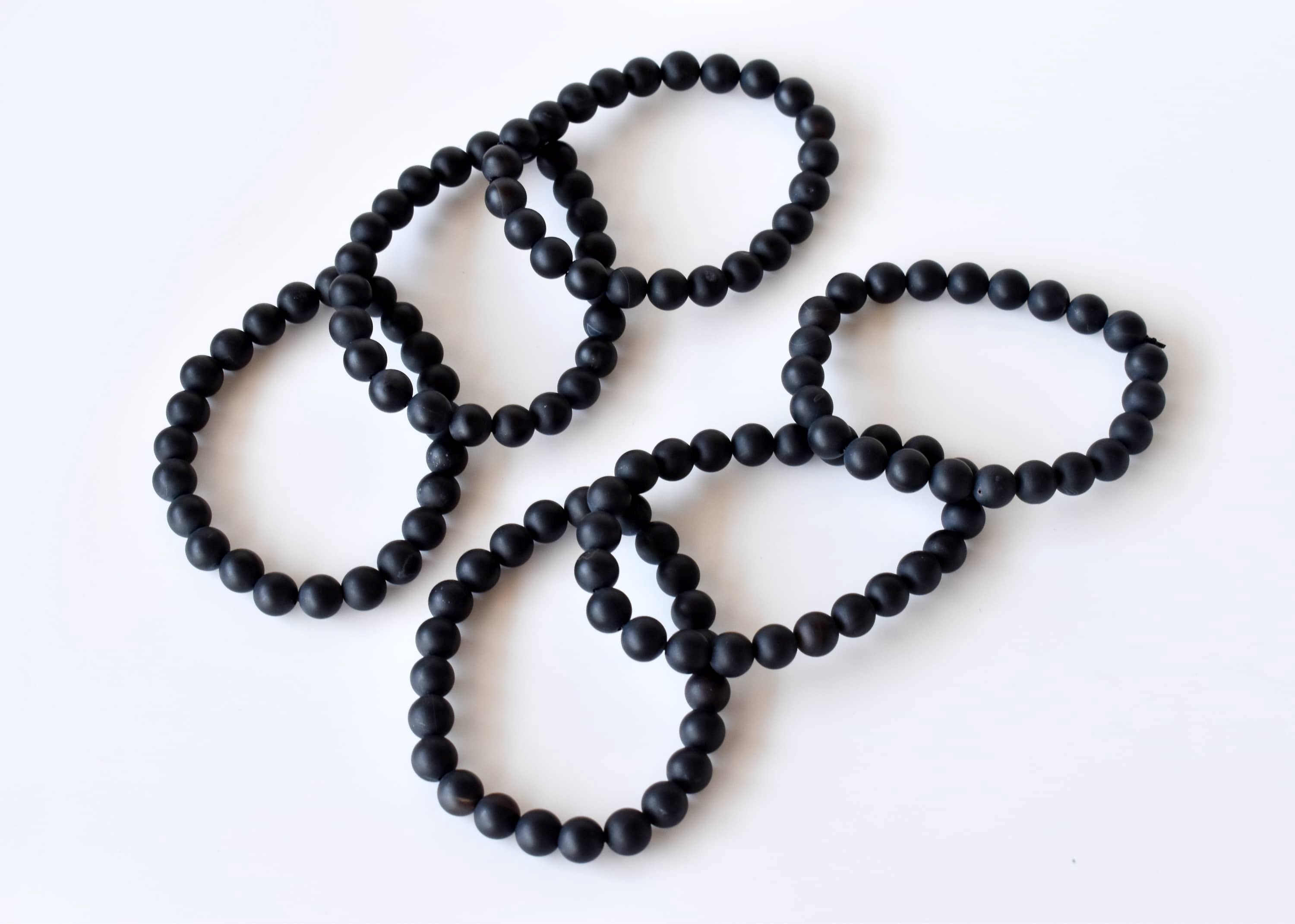 Matt Black Onyx Bracelet (Focus and Growth)  DestGlow