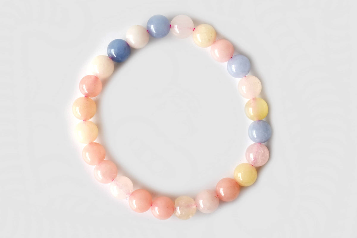 Morganite Bracelet (Travel and Wisdom)  DestGlow