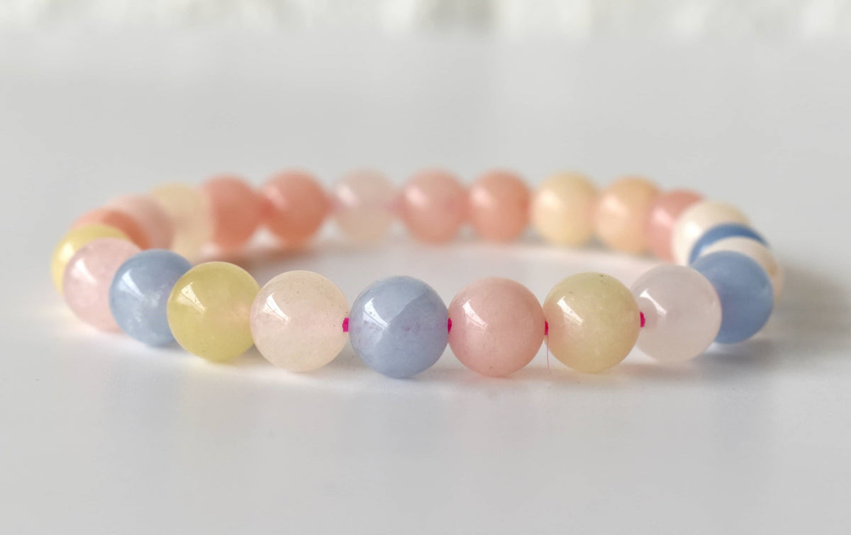 Morganite Bracelet (Travel and Wisdom)  DestGlow