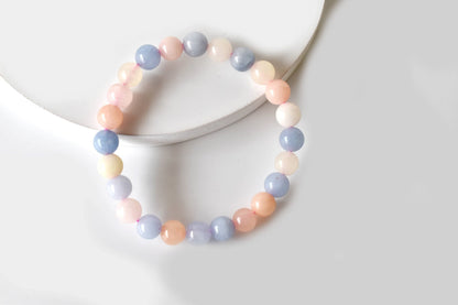 Morganite Bracelet (Travel and Wisdom)  DestGlow