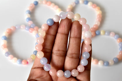 Morganite Bracelet (Travel and Wisdom)  DestGlow