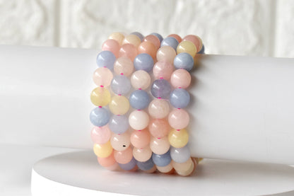 Morganite Bracelet (Travel and Wisdom)  DestGlow